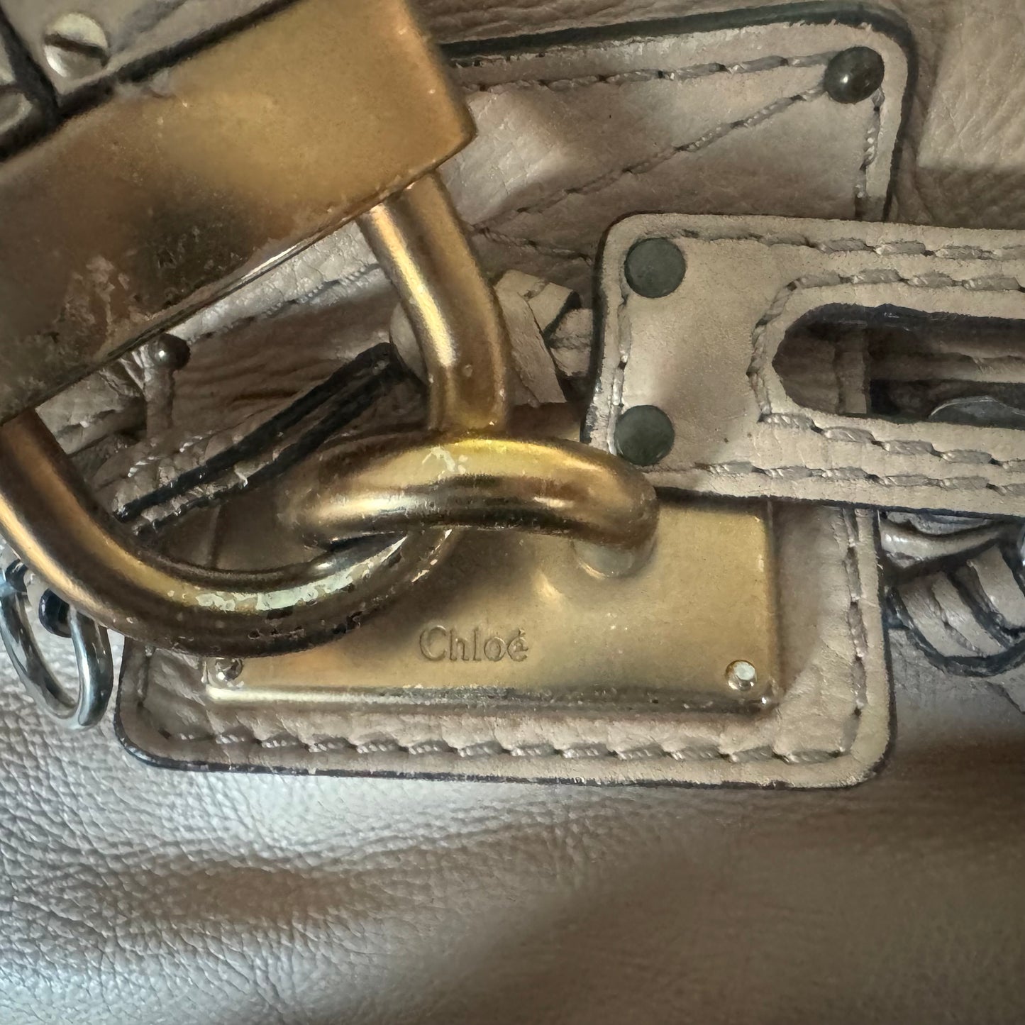 Chloe Paddington Boston Cream Bag